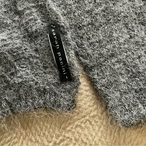 Sarah Pacini Charcoal Knit Accessory
